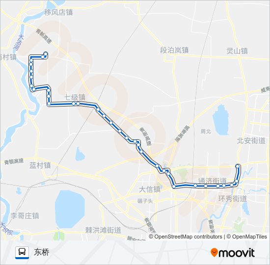 公交即墨115路的线路图
