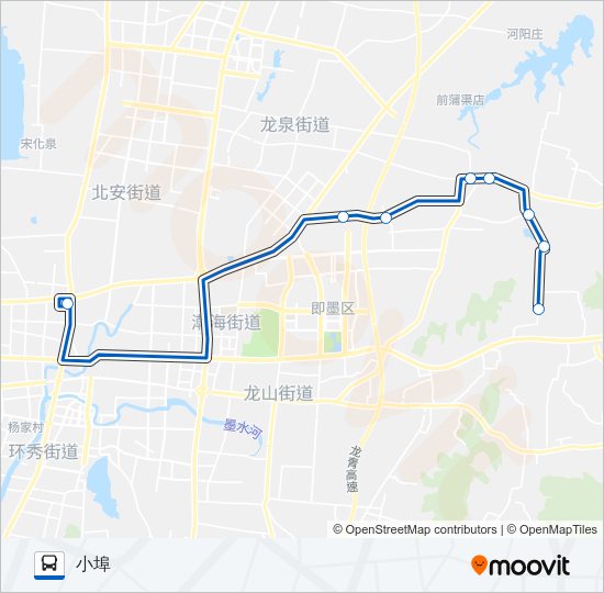 即墨117路 bus Line Map