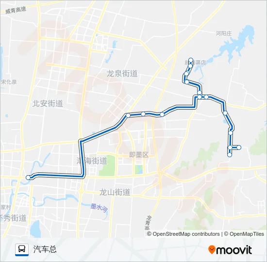 即墨117路 Bus Line Map