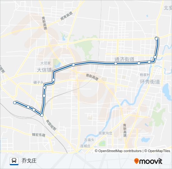 即墨118路 Bus Line Map