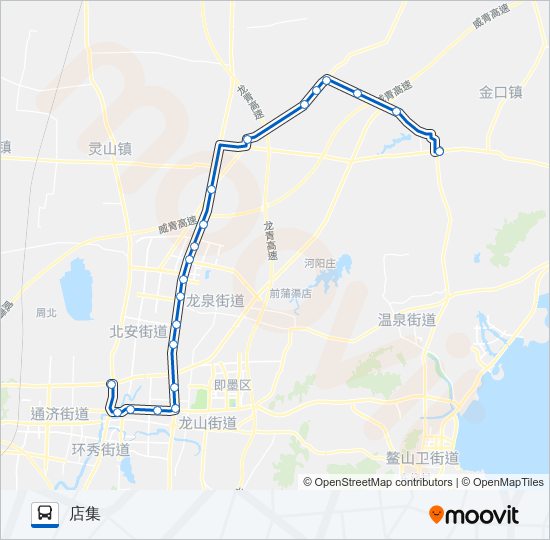 即墨120路 bus Line Map