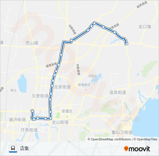 即墨120路 Bus Line Map