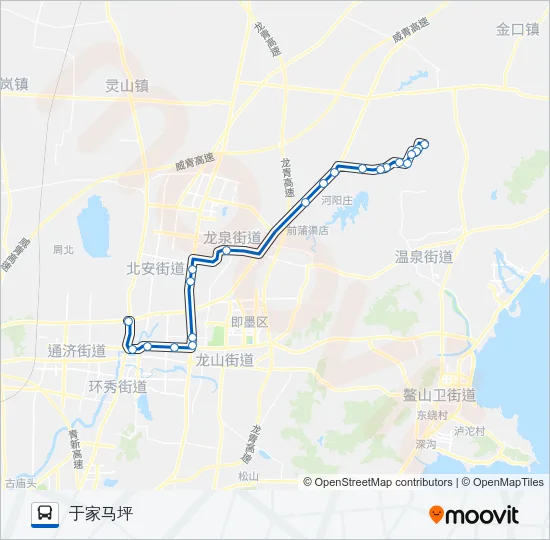 即墨121路 Bus Line Map