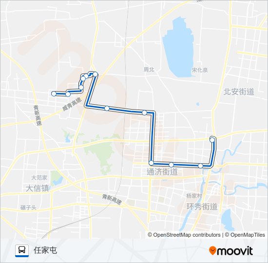 即墨122路 bus Line Map