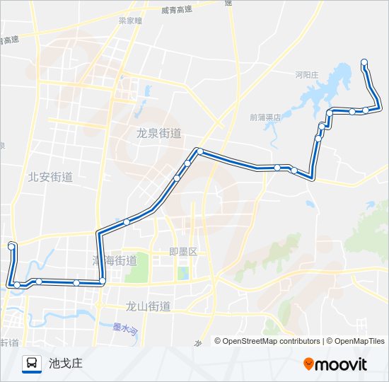 即墨123路 bus Line Map