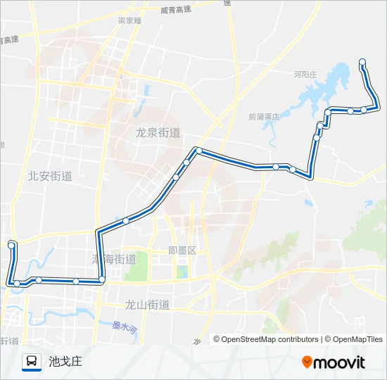 公交即墨123路的线路图