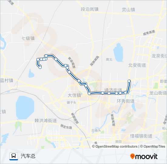 即墨125路 Bus Line Map