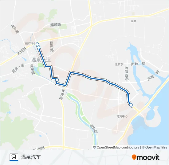 公交即墨306路的线路图