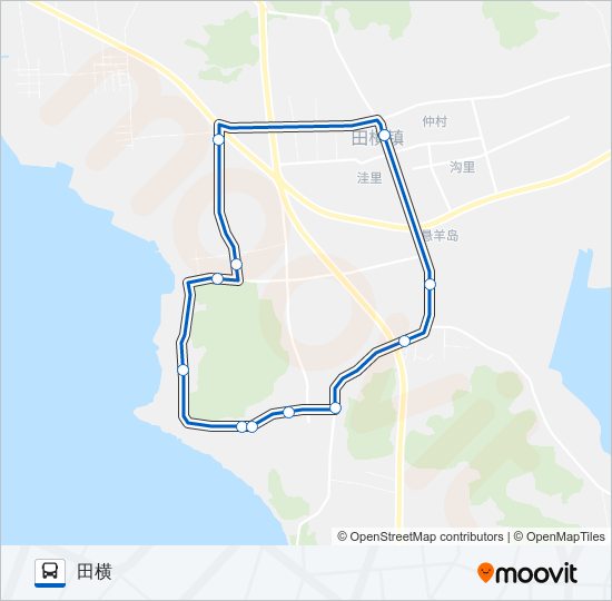 即墨313路 bus Line Map