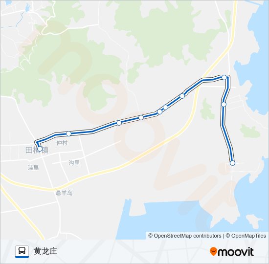 公交即墨314路的线路图