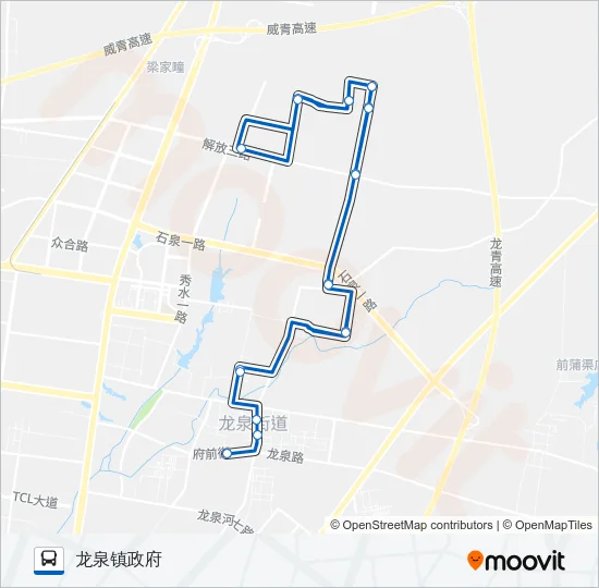 即墨373路 Bus Line Map