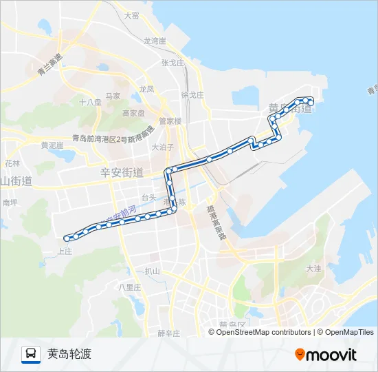 开发区10路 Bus Line Map