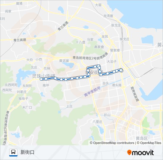 开发区11路 bus Line Map