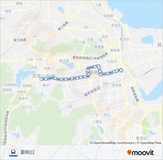 开发区11路 Bus Line Map