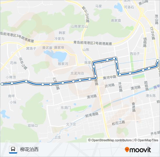 开发区11路 Bus Line Map