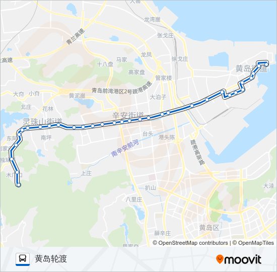 公交开发区12路的线路图