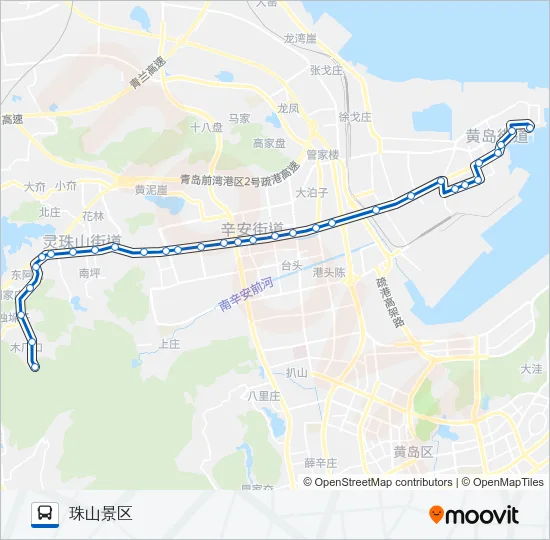 公交开发区12路的线路图