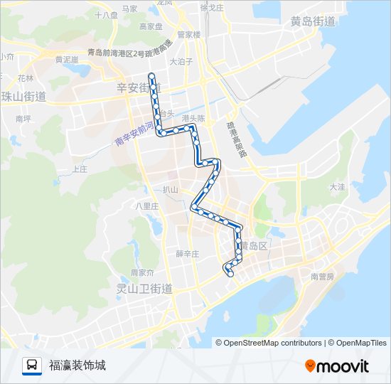 开发区15路 bus Line Map