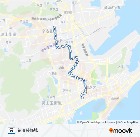 开发区15路 Bus Line Map