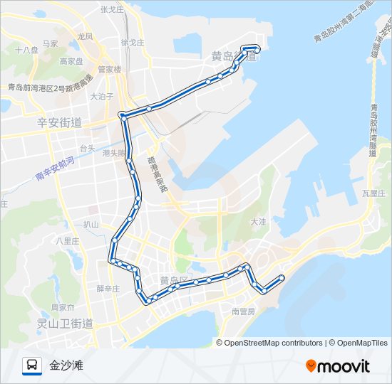 公交开发区18路的线路图