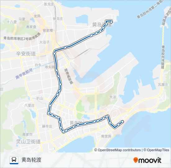 开发区18路 Bus Line Map