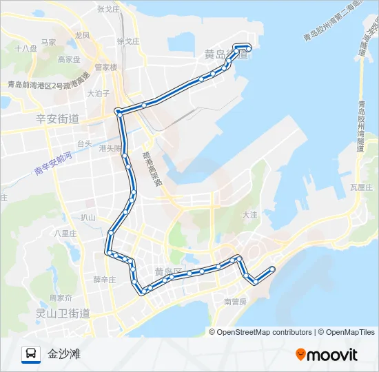 开发区18路 Bus Line Map