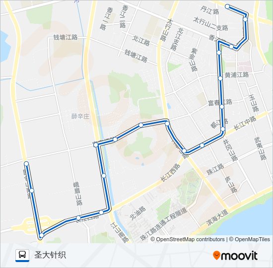 开发区20路 bus Line Map