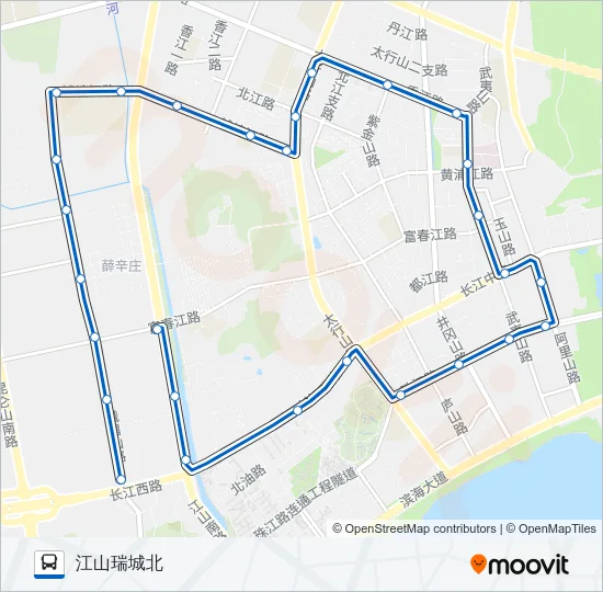 开发区22路 Bus Line Map