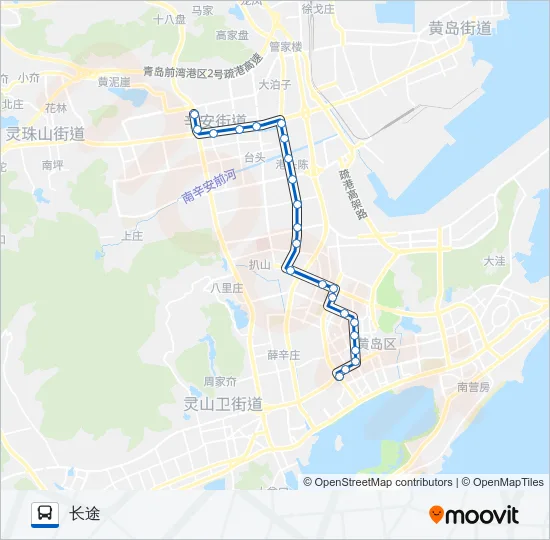 开发区25路 Bus Line Map