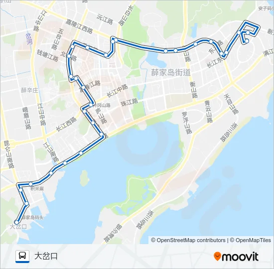开发区27路 Bus Line Map