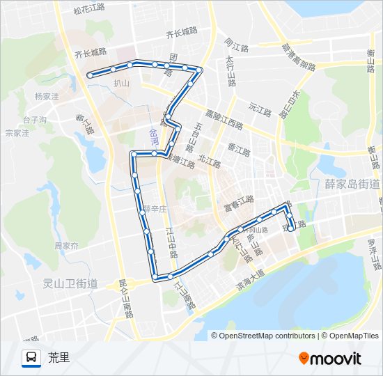 开发区28路 Bus Line Map