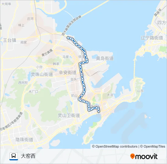 公交开发区30路的线路图