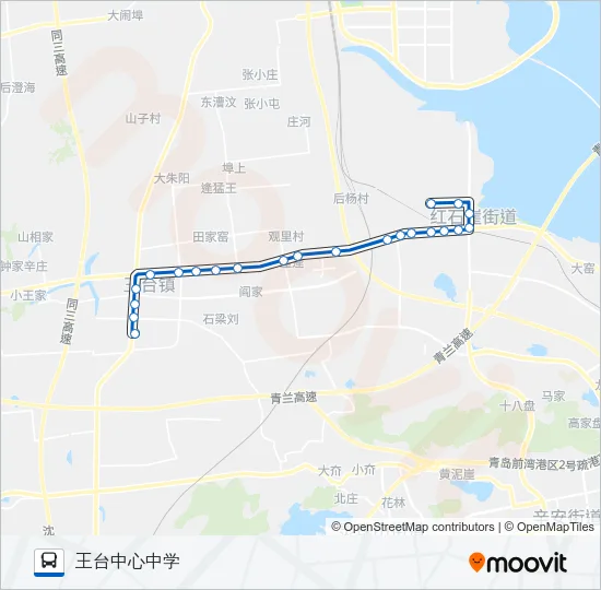 公交开发区35路的线路图