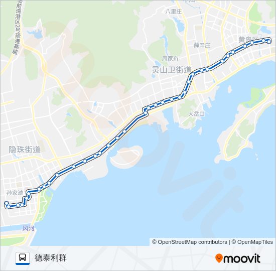 开发区37路 bus Line Map