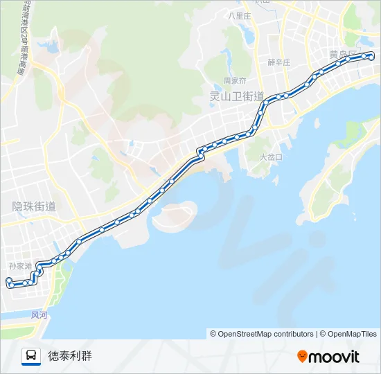 开发区37路 Bus Line Map