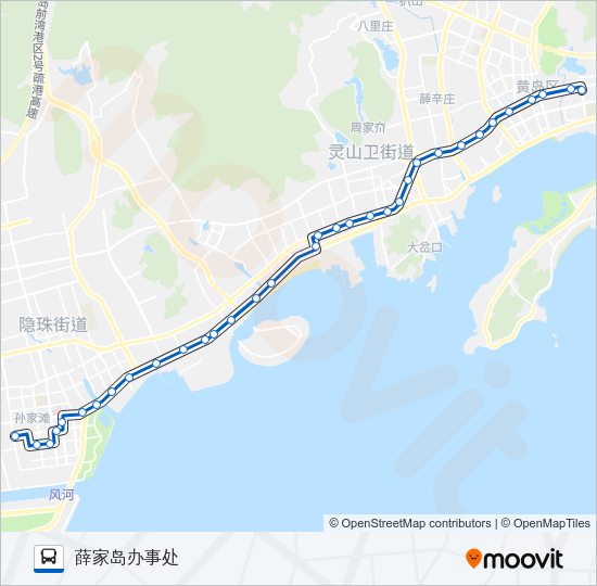公交开发区37路的线路图