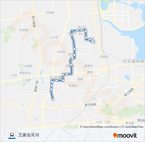 开发区39路 bus Line Map