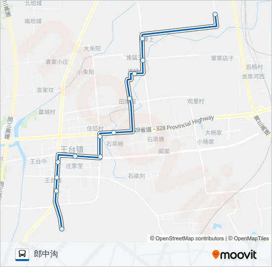 公交开发区39路的线路图