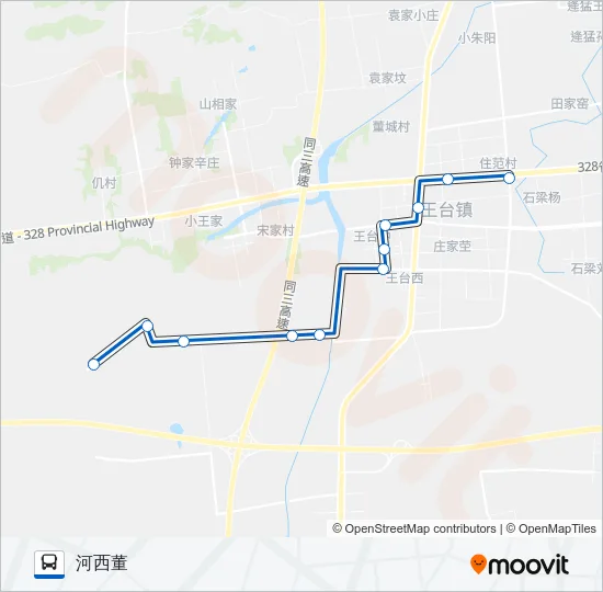 开发区40路 Bus Line Map