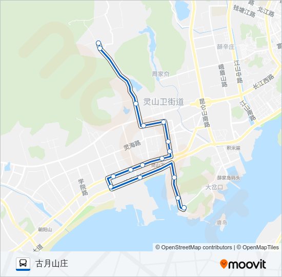 公交开发区42路的线路图