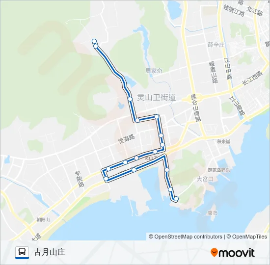开发区42路 Bus Line Map