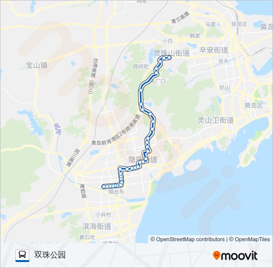公交开发区45路的线路图