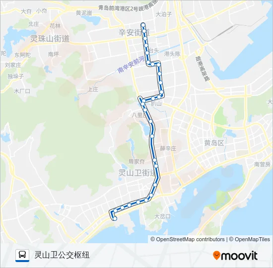 开发区46路 Bus Line Map