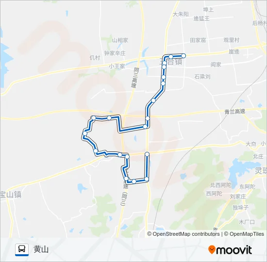 开发区47路 Bus Line Map