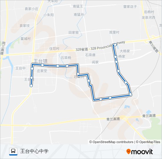 公交开发区49路的线路图