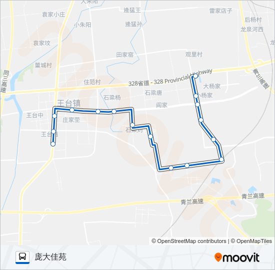 公交开发区49路的线路图