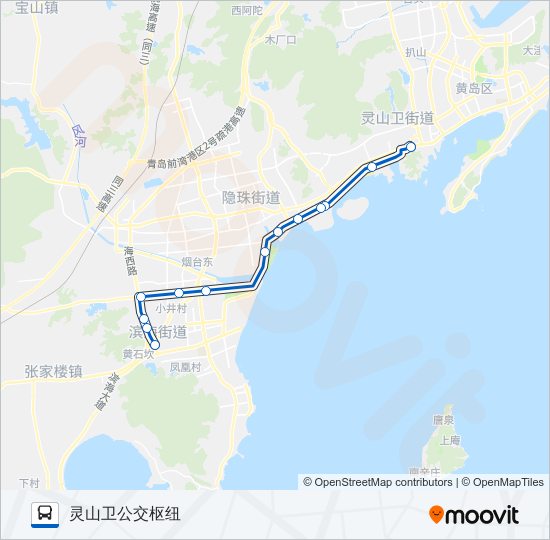 胶南302路 bus Line Map