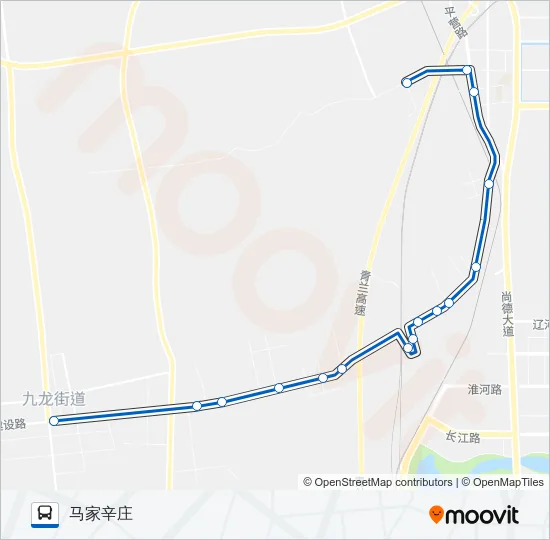 胶州301路 Bus Line Map