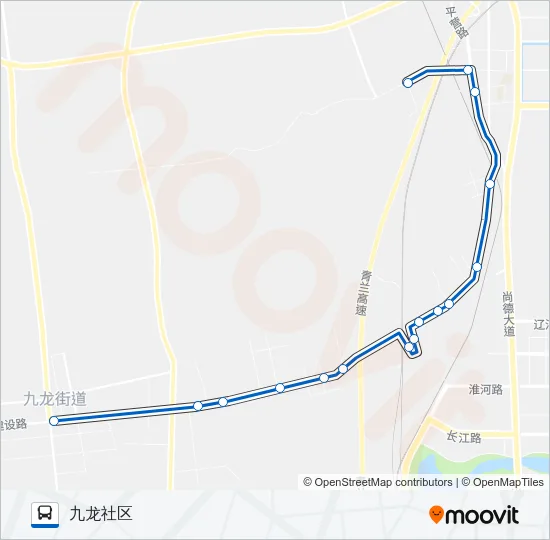 胶州301路 Bus Line Map