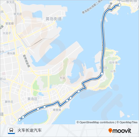 公交都市观光2路的线路图